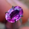 Saphir rose 6x4mm