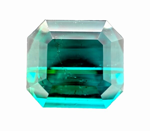 Tourmaline indigolite 17.14ct 15.75x14.40x9mm